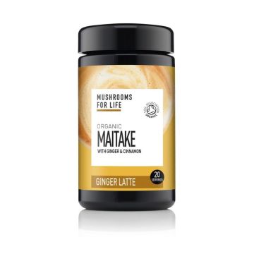 Mushrooms4life Maitake Gember Paddenstoelen Latte 1000MG 