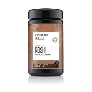 Mushrooms4life Reishi Paddenstoelen Cacao Latte 1000MG