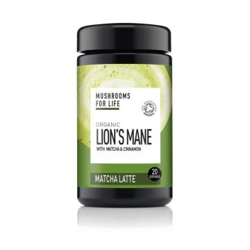 Mushrooms4life Lion's Mane Paddenstoelen Matcha Latte 1000MG